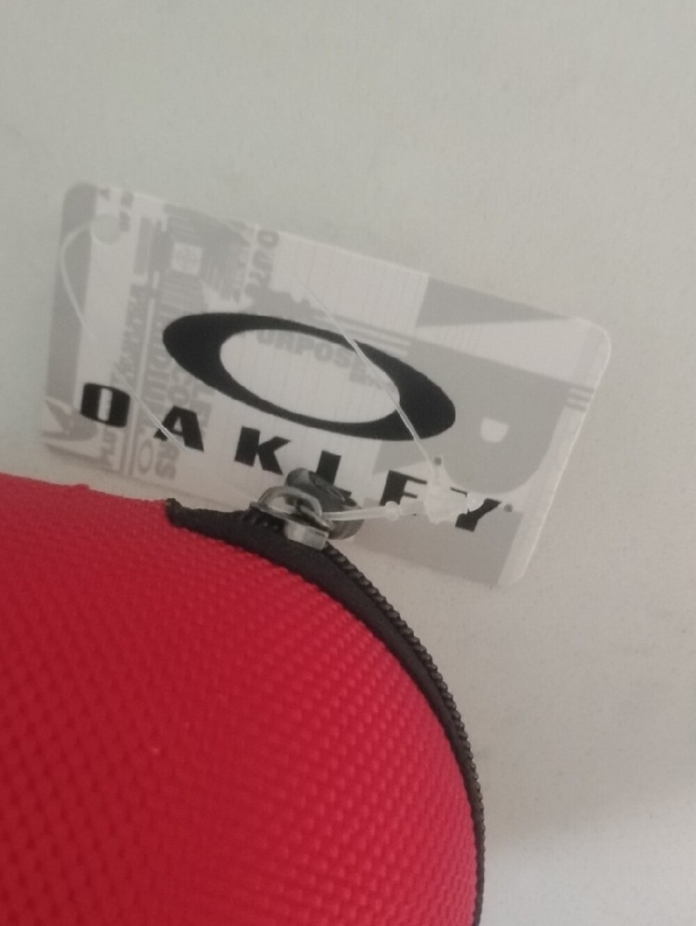 Oakley Red Ballistic Sunglasses Case with Logo - Picture 3 of 7